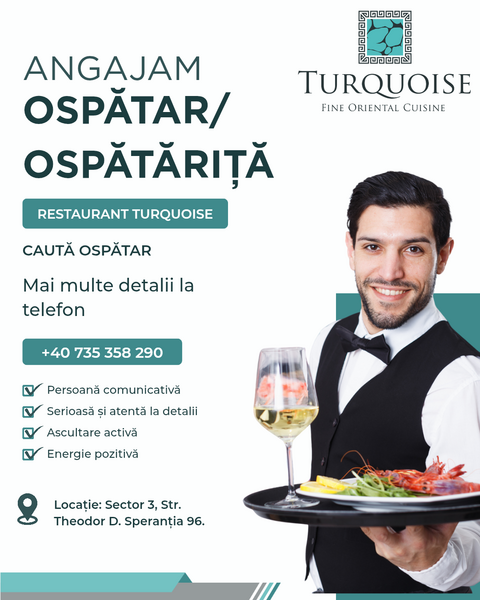Ospatar sectorul 3 - Restaurant Turquoise